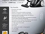 Kenwood vaccum cleaner 2200w