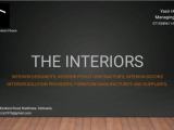 Building contractors and interior design