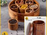 WOODEN SPICE BOX - දැවමය කුලුබඩු අසුරනය....