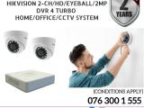 Hikvision CCTV CH 2-HD/ 2MP/ Eyeball 