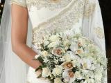used wedding saree crystal made up