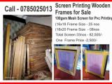 Screen printing freams