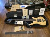 Warwick Team built Pro Series Corvette - $$ 5 string Bass Guitar.2019 - Natural Transparent Satin. Made in Germany. From USA